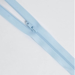 Fermeture Invisible Au Mètre 3mm Bleu Layette - Maison Klem