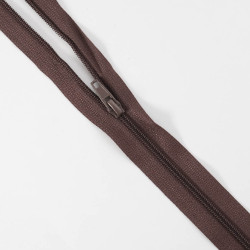 Fermeture  Au Mètre 3mm Marron - Maison Klem