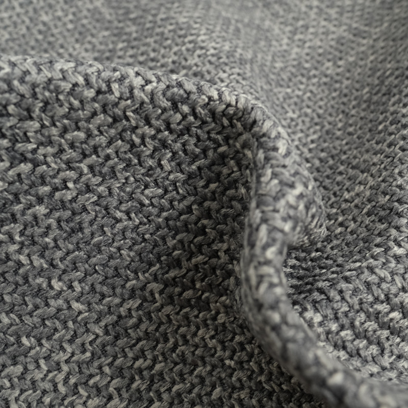 Velours Tissé Farreli Anthracite - Maison Klem