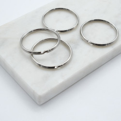 Anneaux Porte-Clés Argent 20mm - Maison Klem