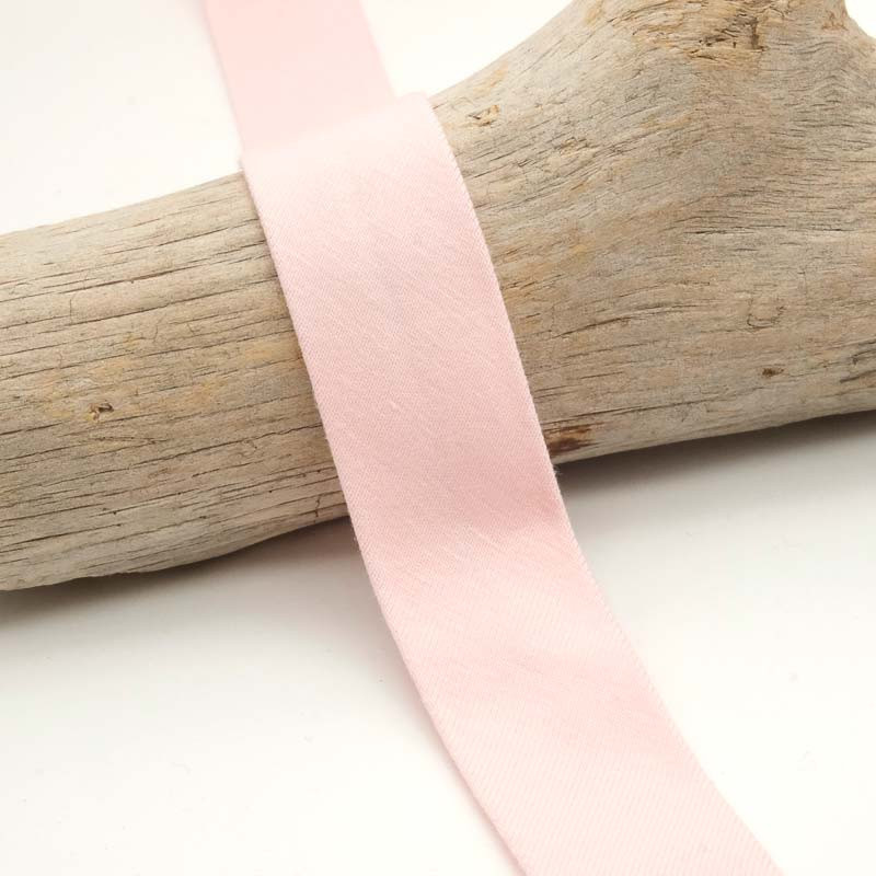 Biais Jersey Coton 20mm Blush - Lisette - Maison Klem