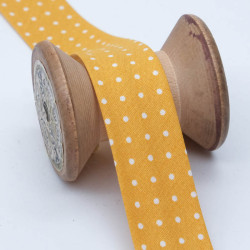 25mm Polka Dot Bias Tape