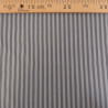 Popeline De Coton à Rayures Noires Sur Fond Blanc - Maison Klem