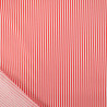 Popeline de Coton à Rayures Rouge - Maison Klem