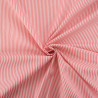 Popeline de Coton à Rayures Rose - Maison Klem