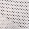 Popeline De Coton Etoiles Blanches Sur Fond Noir - Maison Klem