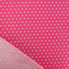 Popeline De Coton Etoiles Fuchsia - Maison Klem