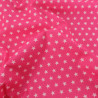 Popeline De Coton Etoiles Fuchsia - Maison Klem