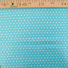 Popeline De Coton Etoiles Turquoise - Maison Klem