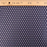 Popeline De Coton Etoiles Navy - Maison Klem