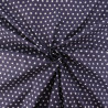 Popeline De Coton Etoiles Navy - Maison Klem