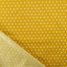 Popeline De Coton Etoiles Ocre - Maison Klem