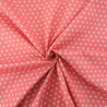 Popeline De Coton Etoiles Rose - Maison Klem
