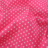 Popeline De Coton à Pois Fuchsia - Maison Klem