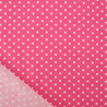 Popeline De Coton à Pois Fuchsia - Maison Klem