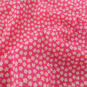Popeline de Coton à Fleurs Fuchsia - Maison Klem