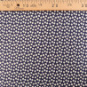 Popeline de Coton à Fleurs Navy - Maison Klem