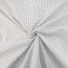 Popeline De Coton Mini Pois Fond Blanc - Maison Klem