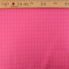 Popeline De Coton Mini Pois Fuchsia - Maison Klem