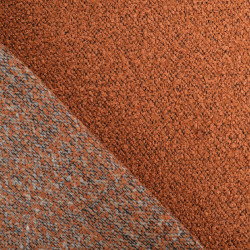 Tissu Ameublement Loop Terracotta - Maison Klem