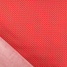 Popeline De Coton Mini Pois Rouge - Maison Klem