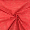 Popeline De Coton Mini Pois Rouge - Maison Klem
