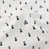 Coton Imprimé Bretagne Hermine Fond Blanc- Maison Klem