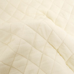 Matelassé Double Gaze Uni Ecru Naturel - Maison Klem