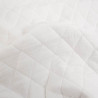 Matelassé Double Gaze Uni Blanc - Maison Klem