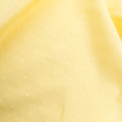 Voile De Coton Plumetis Jaune Doux - Maison Klem