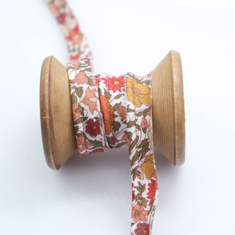 Passepoil Liberty Fabrics Poppy Forest Terracotta - Maison Klem