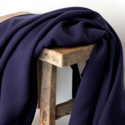 Viscose Alina Bleu Marine - Maison Klem