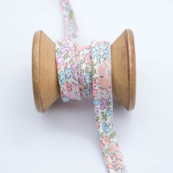 Passepoil Liberty Fabrics Michelle Mauve et Rose - Maison Klem