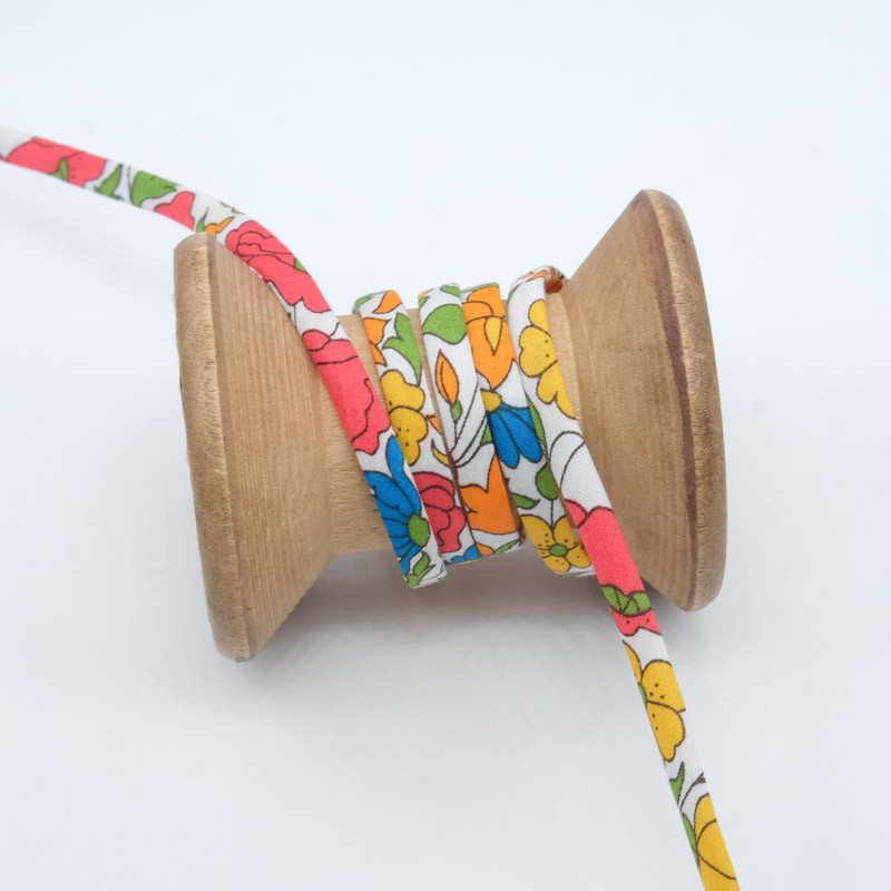 Cordon Liberty Fabrics Poppy And Daisy Multicolore - Maison Klem