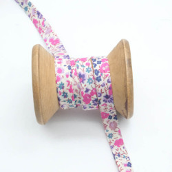 Liberty Fabrics 40MM Phoebe Fuchsia, Purple, and Blue Bias Tape