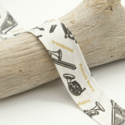 25MM Printed Bias White Instruments