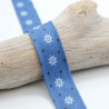 25MM Printed Bias Tape Blue Timon