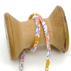 Cordon Liberty Fabrics Betsy Ann B Rose et Vert Pastel