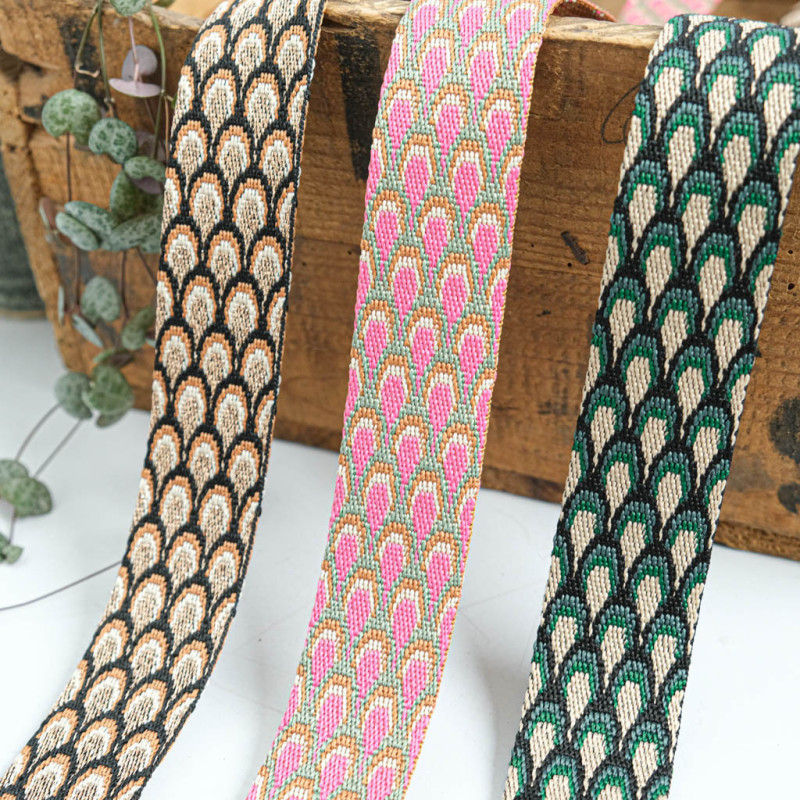 Sangle Bicolore Waves 38mm - Maison Klem