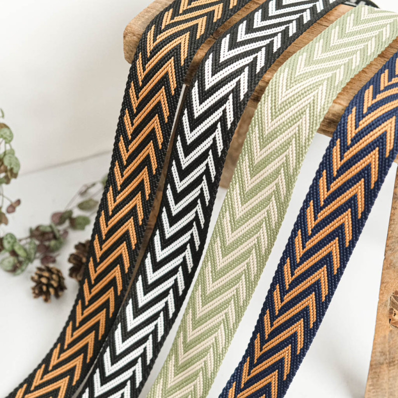 Sangle Chevrons Bicolore - Maison Klem