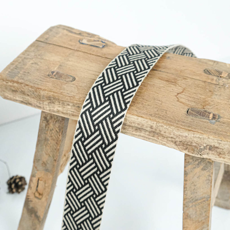 Sangle Bicolore Waves 38mm - Maison Klem