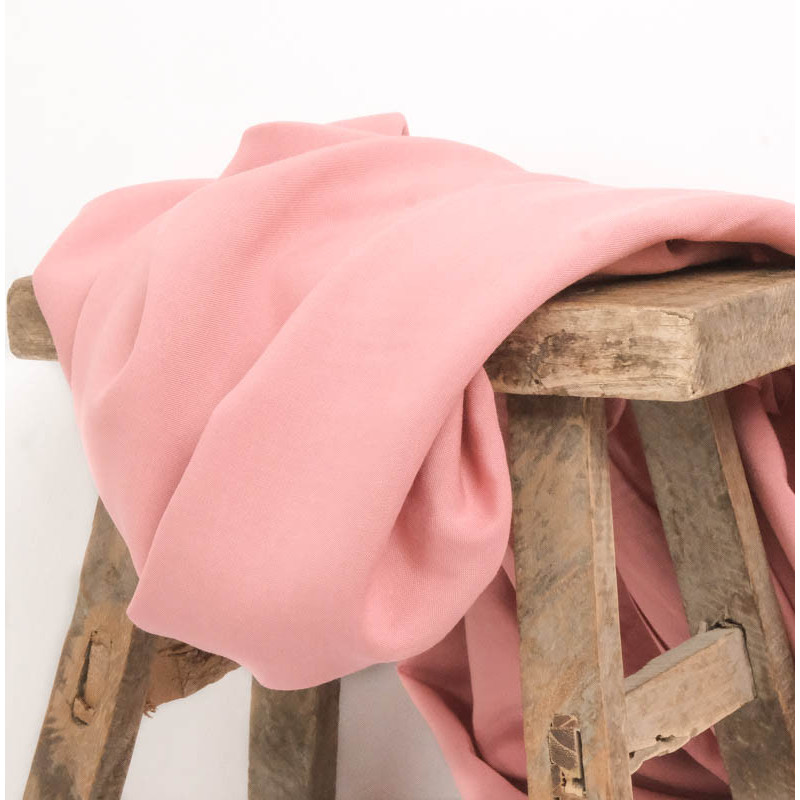 Viscose Alina Rose Poudré - Maison Klem