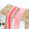 Sangle Rayures Bicolore Rouge - Maison Klem