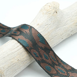 Peau de Bête Tricolore Paon - Maison Klem