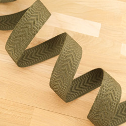 Sangle Chevrons Faux Unis Army - Maison Klem