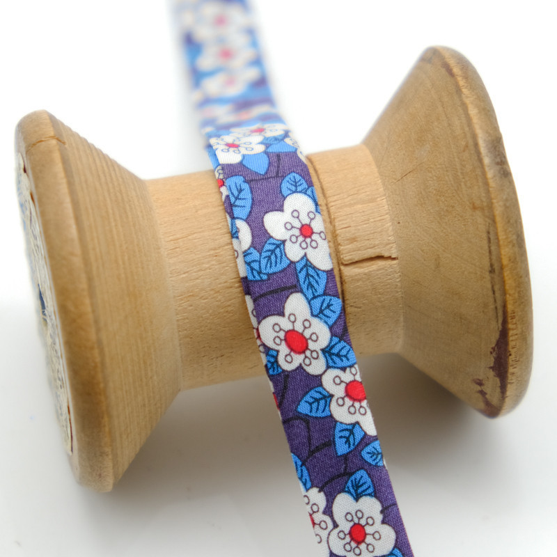 Liberty Fabrics 40MM Ffion Blue Bias Tape