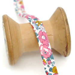 Passepoil Liberty Fabrics Betsy Ann Rose Et Vert - Maison Klem