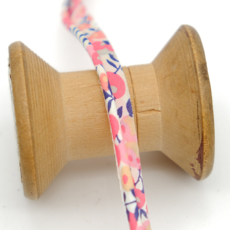 Passepoil Liberty Fabrics Wiltshire Rose Pivoine - Maison Klem