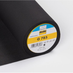 Vlieseline G785 Entoilage Tissé Noir - Maison Klem