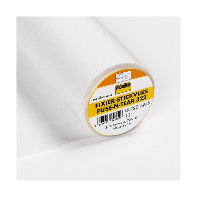 Vlieseline Stickvlies Stitch Brod'Thermocollant 322 - Maison Klem